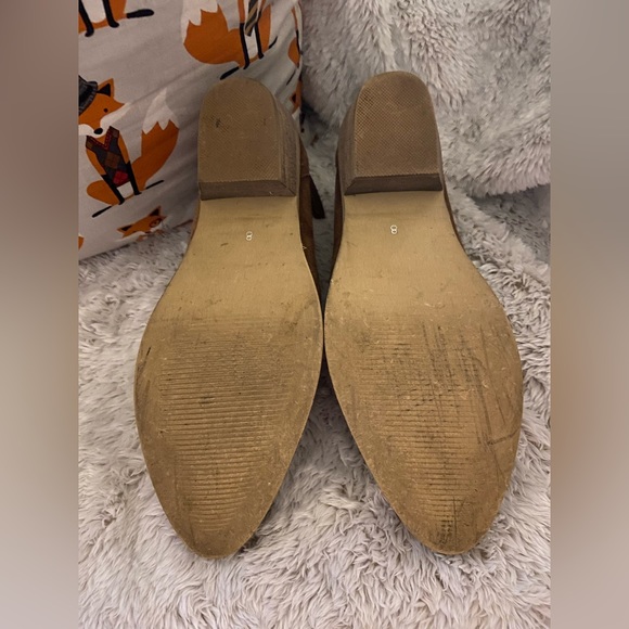 Crevo Cognac Suede Justine Booties EUC - Picture 7 of 10